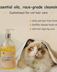 AmoPetric Pet Shampoo with Vervain Light Essential Oil for Cats